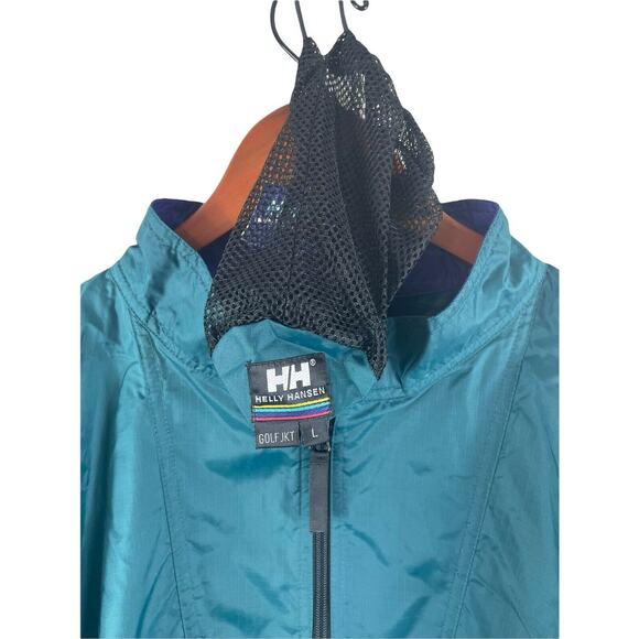 Helly Hansen Mens Large Stratos Packable Golf Jacket Half Zip FLAWS - Picture 4 of 12